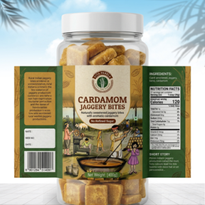 VITA PANELA Kolhapuri Cardamom Jaggery Bites